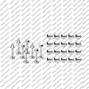 Meilleures ventes : Kit d'outils de piercing corporel en acier inoxydable, comprenant des pinces à piercing longues personnalisées, pour bijoux de nombril, langue, ongles et lèvres - Product Image 5