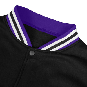 Factory Price Wholesale Custom Design Winter Baseball <b>Jacket</b> <b>Long</b> Sleeves <b>Leather</b> Windproof Breathable Lettermen Varsity <b>Jacket</b> - Product Image 4