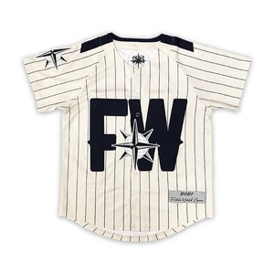 Premium Quality Sublimation Men Baseball Jersey SportsWear Printed Custom Logo Button <b>Down</b> Baseball Jersey For Men - Product Image 1