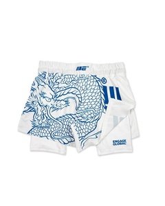 Pantalones Cortos de Boxeo y MMA de Alta Calidad con Estampado por Transferencia de Calor, Nuevo Diseño de Leopardo, Artes Marciales, Unisex, Ligeros, Transpirables, 100% - Product Image 1