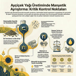 80 ° Aimant en néodyme résistant à la chaleur pour la séparation magnétique de l'huile de tournesol - Product Image 3