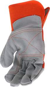 Gants de travail de haute qualité pour la sécurité des conducteurs, en cuir de vachette pleine fleur, pour le jardinage, le travail lourd, la soudure, pour travaux par temps froid - Product Image 5