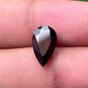 Piedra de corte de pera facetada granate rojo Natural pulido de alta calidad para la fabricación de joyas gema suelta calibrada 14X8X6MM 4,50 quilates - Product Image 2