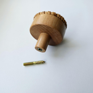 ตะขอแขวนผนังทรงกลมหวายธรรมชาติ งานแฮนด์เมด อุปกรณ์ตกแต่ง - Product Image 3