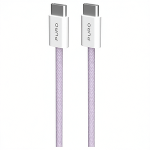 Cable de alimentación USB-C FABRIK de 60 W, 1,5 m, rosa, PUCCCFABK415MTPINK - Product Image 3