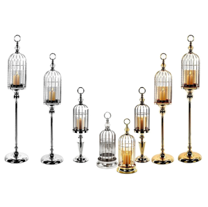 Portavelas de plato de Metal grande de latón AK en oro con acabado antiguo de calidad superior para decoración de Hotel/Detalles de Decoración de mesa - Product Image 4