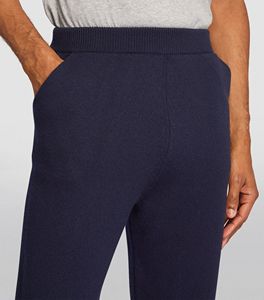 Salva Impex Own Brand <b>Navy</b> Blue Fleece <b>Jogger</b> Pants Premium Quality Elasticated Waistband Printed Design Trendy Winter Plus Size - Product Image 4