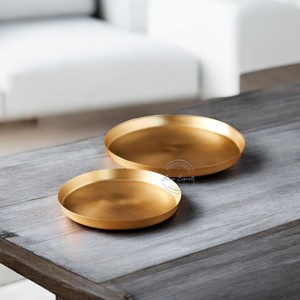 Juego de 3 cuencos de oro rosa, diseño elegante, duradero y funcional, perfecto para servir o exhibir la decoración del hogar - Product Image 4