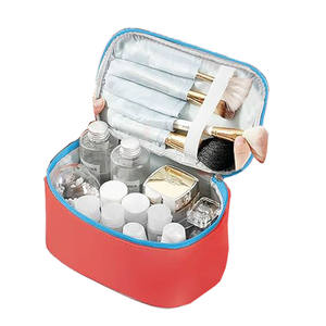 Femmes Compact Léger Polyester Maquillage Organisateur Sac Personnalisé Imprimé Beaucoup De Couleurs Zipper Mode Cosmétique Cas Vietnam No - Product Image 4