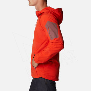 Nouvelle arrivée, veste softshell imperméable écologique pour l'hiver, respirante, sport de plein air, mode, style streetwear, vente en gros pour hommes - Product Image 3
