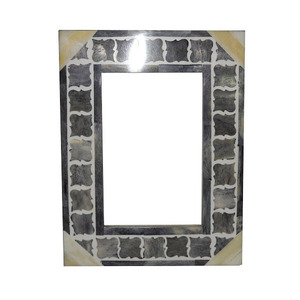 Marco de fotos de madera de resina con diseños personalizados de alta calidad hecho a mano en la India Marco de fotos de hueso de cuerno más vendido a precio mayorista - Product Image 2