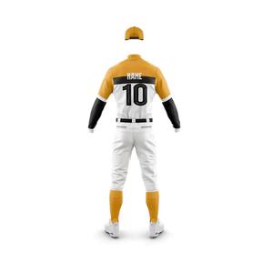 2025 nouvelle conception personnalisée uniformes de baseball de haute qualité prix de gros hommes 100% uniforme de baseball en polyester - Product Image 4