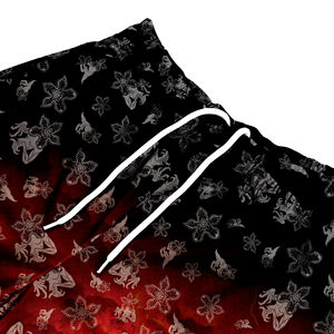 Shorts en maille personnalisés en gros avec logo, impression par sublimation, jogging en polyester, basketball décontracté, élastique pour hommes, style molleton - Product Image 5