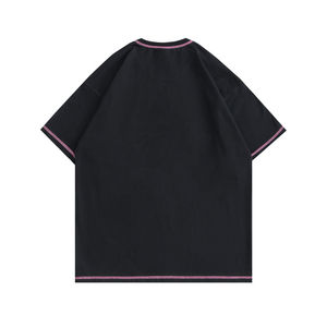 Logotipo personalizado 3D Puff impresión al por mayor camiseta de peso pesado 100% algodón de gran tamaño Puff impresión camiseta para hombres - Product Image 2