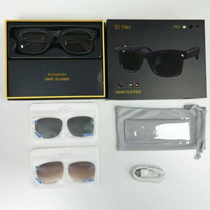 แว่นตาอัจฉริยะ Aimb Glasses S2 Max บันทึกวิดีโอ 1080P กันน้ำ IPX4 กรอบโลหะ ระบบนำทาง AR ผู้ช่วย AI - Product Image 3