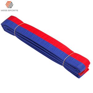 Cinturones de Artes Marciales Baratos MESS SPORTS OEM, Cinturones Negros de Judo, Taekwondo y Karate, Logotipo Personalizado Impreso, Poliéster/Algodón, Unisex - Product Image 2