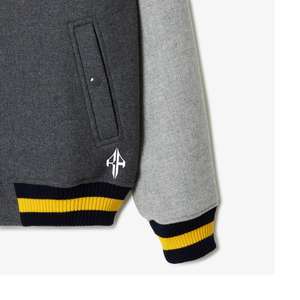 Nueva chaqueta universitaria transpirable con cuello acanalado, nueva chaqueta de invierno con logotipo personalizado más vendida, 100% poliéster de ATLANTIC - Product Image 6