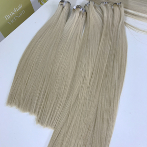 Cheveux humains vierges bruts non traités Remy vietnamiens doux à trame blanche Pure HD 1B Color Russian Wave Curl Styles Natural Extensions - Product Image 3