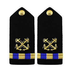 Epaulettes bordados personalizados de buena calidad, demanda OEM de accesorios de tablero de hombro uniforme para uniformes - Product Image 1