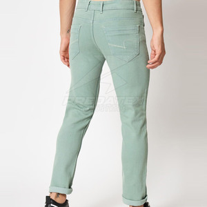 Pantalones vaqueros transpirables por encargo de la venta caliente de los hombres 2025 nuevo diseño Streetwear estilo pantalones vaqueros de los hombres - Product Image 3