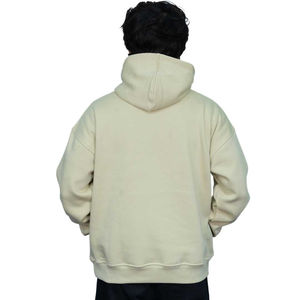 US Local Stock <b>Beige</b> <b>Hoodie</b> for <b>Men</b> Cotton Fleece Pullover Hoody Casual Fit Streetwear Ready to Ship No Tariff Fast Delivery - Product Image 4