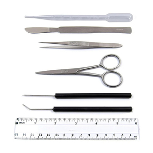 Ensemble d'outils de dissection chirurgicale de 7 pièces avec étui de transport pour les étudiants en biologie Kit de chirurgie pour instruments chirurgicaux - Product Image 1