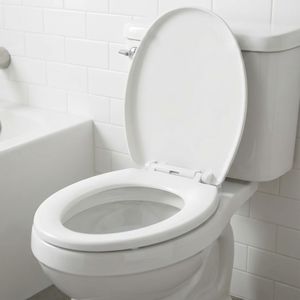 Tapa de Inodoro Moderna, Duradera, de Plástico, Diseño Confortable, Fácil de Instalar, Cierre Lento, Doble Descarga, para Baño - Product Image 3