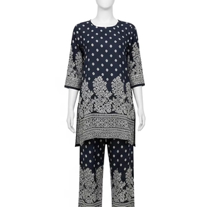 Conjuntos de Ropa de Verano para Mujer con Estampado Digital, Tela de Poliéster Suave, Transpirable y Elástica, Ropa Casual para el Día a Día, Atuendos de Moda de Verano - Product Image 1