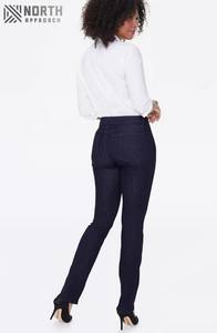 Fashionable Women <b>Jeans</b> Pant <b>High</b> <b>Waist</b> <b>Skinny</b> <b>Ripped</b> Wide Leg Bootcut Stretch Trendy Casual Denim Comfortable Daily Wear - Product Image 2