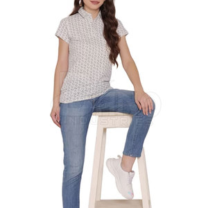 Venta en línea personalizada, camisetas Polo para mujer, camisetas Polo para mujer de talla grande, ropa de verano, camisetas Polo para mujer - Product Image 5