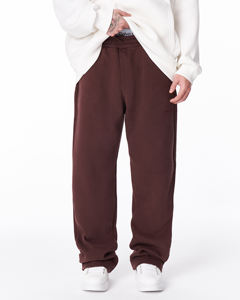 Pantalones de correr de algodón pesado de alta calidad personalizados para hombre OEM 2024, nueva tendencia Premium básica, oferta al por mayor con estampado de hojaldre - Product Image 2