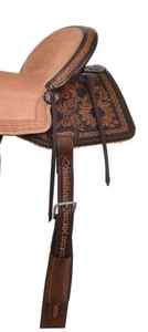 Selles de cheval de course occidentales faites à la main de qualité supérieure Arbre en bois Design élégant en cuir de qualité supérieure - Product Image 4