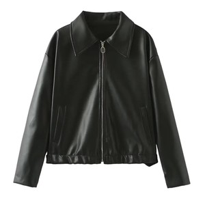 Chaqueta de Cuero Genuino de Invierno Estilo Nuevo GAF 2025, Abrigo de Mujer, Chaqueta de Cuero, Ropa de Moda para Mujer, Chaquetas de Cuero - Product Image 4
