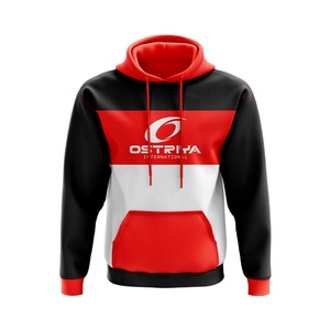 Sudadera con Capucha de Invierno para Hombre, de Alta Calidad, con Logotipo Personalizado, Bolsillo, Spandex/Algodón, Transpirable, de Secado Rápido, Venta al Por Mayor - Product Image 1