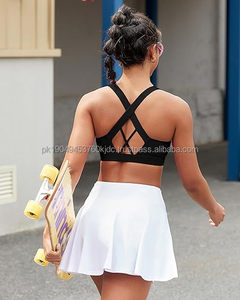 Waseem Impex Soutien-gorge de sport Active Wear Grande taille Soutien-gorge de sport extensible dans les quatre sens pour femme Léger à l'avant pour la danse de gymnastique - Product Image 3