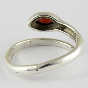 Anillos de Plata de Ley 925 con Granate para Mujer, Joyas Shri Ashapura, Estilo Bohemia, Engaste de Bisel, Aniversario de Bodas - Product Image 4