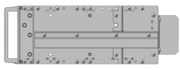 RDEKONO SNCF 3U CPI Subrack blindé Schroff Nvent 19 "3U CPCI Subrack Chassis ATCA VPX CPCI Vertical Card Guide Server Rack