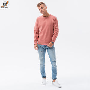 Sudadera de invierno de manga larga para hombre de algodón 100% superventas patrón impreso en línea de alta calidad teñido liso - Product Image 2
