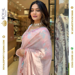 Vamika กางเกง kurti ปักลายผ้าวิสคอสเมสลิน - Product Image 6