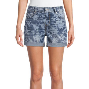 Short en denim respirant imprimé de haute qualité pour hommes, à séchage rapide pour l'été - Product Image 1