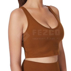 Respirant femmes dos croisé soutien élevé OEM Service Yoga soutien-gorge de sport en gros femmes Fitness soutien-gorge de sport - Product Image 3