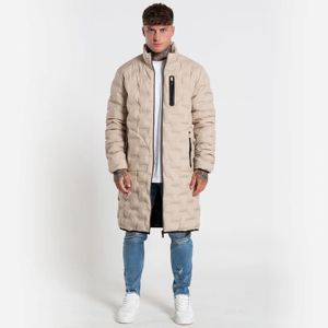 Chaqueta larga de alta calidad para hombre con tela duradera y diseño elegante para uso diario - Product Image 1