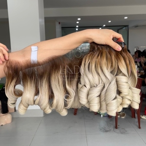 วิกผมคนจากเวียดนามช่อผม100% สีตามสั่ง - Product Image 1