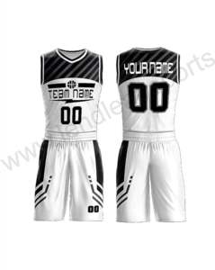 Uniformes de baloncesto transpirables hechos a medida, camisetas cortas reversibles con estampado, opciones de talla grande para Club Team League - Product Image 5