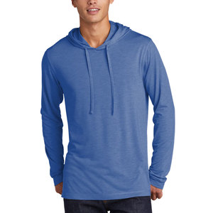 Venta al por mayor Athletic Jersey de algodón Rendimiento Absorbe la humedad Camiseta con capucha de manga larga Sudadera con capucha Verde bosque - Product Image 4