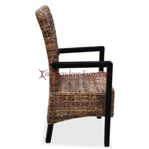 Chaise de salle à manger en rotin naturel en feuilles de bananier, style antique, pour la maison, les cafés, les restaurants et les hôtels (vente en gros) - Product Image 4