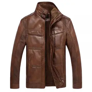 Мужская кожаная куртка из коровьей шкуры, стильная кожаная куртка Премиум-качества, 100% оригинальная верхняя одежда