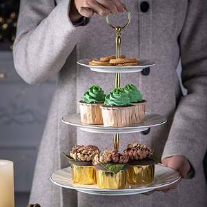ชั้นวางเค้กและผลไม้โลหะสุดหรู ดีไซน์เฉพาะ 12 ฝา ผลิตจากโรงงาน รับสั่งทำ ขายดี หลายชั้น เป็นมิตรกับสิ่งแวดล้อม ประกอบเอง คุณภาพสูง - Product Image 4