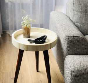 Gran oferta, sofá de madera y hueso MDF, taburete lateral, cafetería, restaurante, hogar, comedor, logotipo personalizado, muebles de sala de estar - Product Image 2