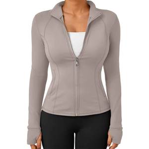 Veste de survêtement à impression personnalisée 2025 polyester Spandex respirant élégant Vestes de survêtement pour femmes - Product Image 3